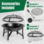 20.2 in. Round Wood-Burning Fire Pit