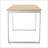 Dining Table, Silver + Natural-335103544