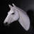 White Horse Head Statue