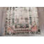 Tapis beige en laine à motif patchwork beige de 33,5 po x 105,5 po