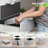 15" Cube Folding Ottoman With Storage, Cotton-Linen Collapsible Foot Stool, For Living Room, Bedroom Entryway-47384763