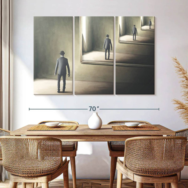 Kelan Infinite Man, 42" H x 65" W