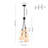 6-Light Glass Globe Cluster Chandelier