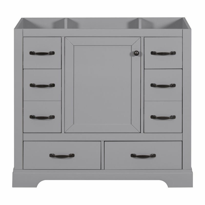 Meuble-lavabo 36 po sans lavabo, Gris