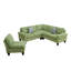  Canapé modulaire de coin en L vert 4 pièces Lazara-99217907-100344033