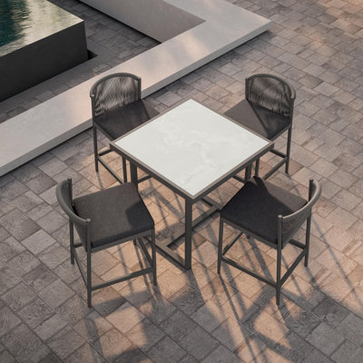 Pavia 35" Bar Table - Dekton Top