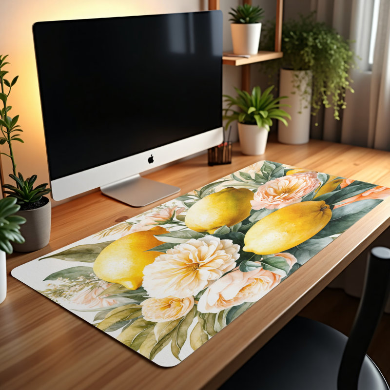 Polyester Desk Pad, 31.5x15.5