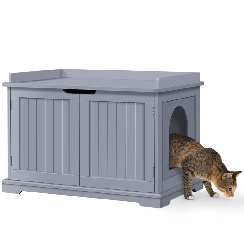 Litter Box Enclosure, Grey