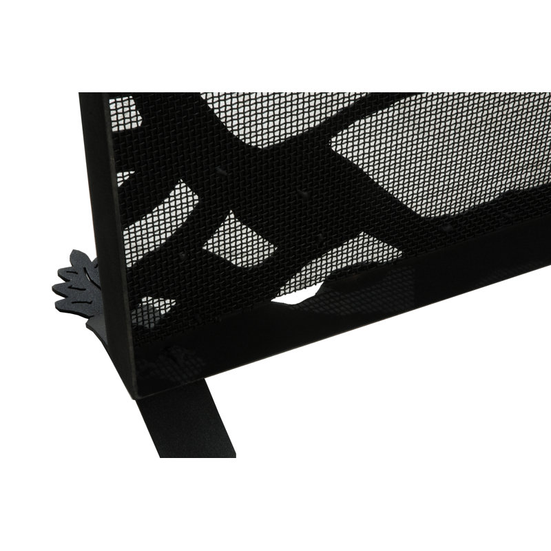 Rustic Lodge Fireplace Screen