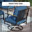 Akadian 9-Person Wicker Patio Conversation Set with Swivel Chairs-1322472059-1322472061