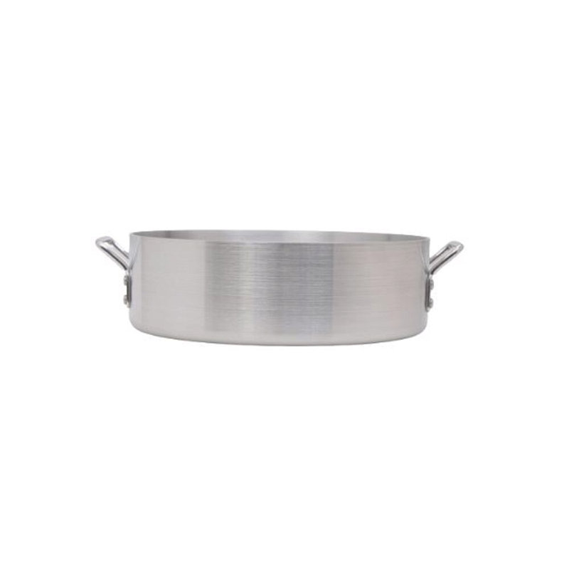 Tuxton 30 Quarts Aluminum Round Braiser