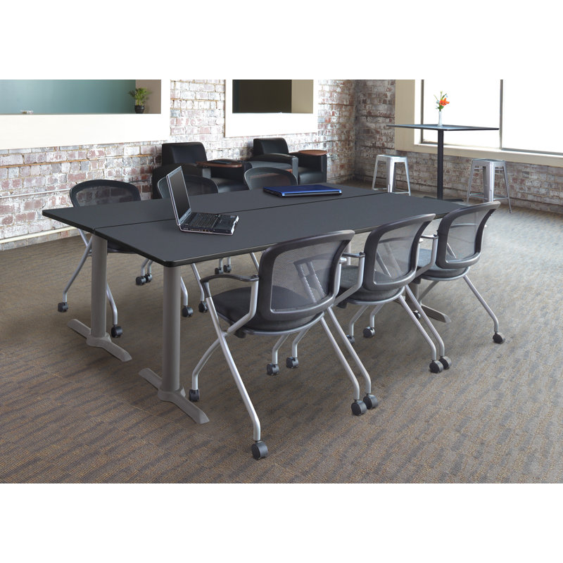 Base et table de formation Cain, Gris, Gris, H 29 po x L 84 po x l 24 po