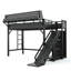Lit mezzanine avec glissade et solution de rangement-1587589160