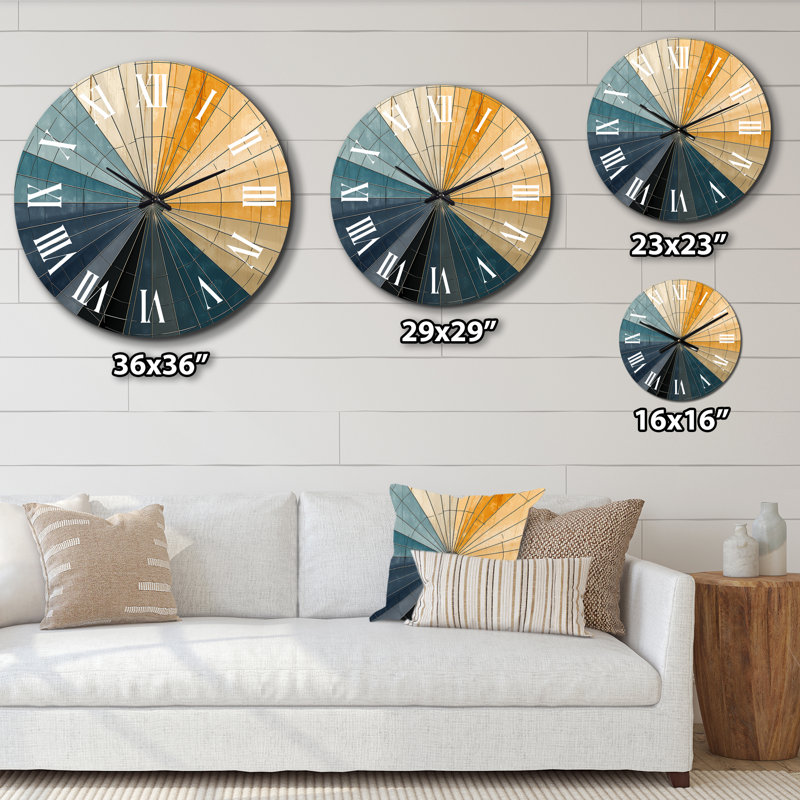 Horloge murale Mid-Century New Balance, Moyenne