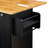 61.5" Rolling Kitchen Island with Trash Storage Cabinet, Spice Rack, Large Storage Cabinets, Power Outlet and Locking Wheels-892431449