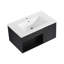 Meuble-lavabo mural 30 po avec tablette ouverte et porte à fermeture en douceur-133488855