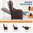 Power Recliner Chair with Massage & Heat, PU Leather Electric Recliner Sofa with USB Port and Side Pockets, Ergonomic Home Theater Seating for Living Room-1776668504