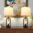 Oval Shaped Stand Table Lamp