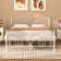 Auxter 38" Metal Platform Bed Frame with Parisian Style Headboard and Footboard, Heavy-duty Slats Support, Under Bed Storage, No Box Spring Needed