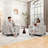 Mid-Century Accent Chairs Featuring Wide Backrest-311153061