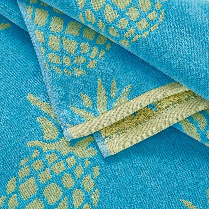 Ensemble de serviettes de plage 100% coton 2 pièces Maui