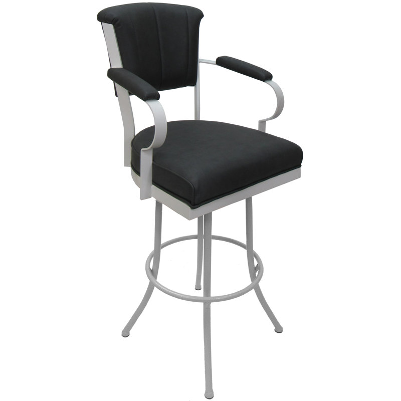 Tabouret pivotant très haut 34 po Halland, Blanc