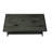Laguna Solid Pine Coffee Table with Open Storage Shelf and Dark Metal X-Frame-146541654