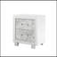 Table de chevet en marbre blanc
