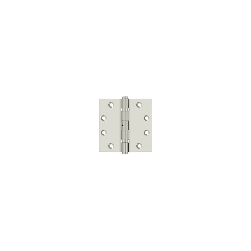 Butt Bearing Hinge, Bright Nickel