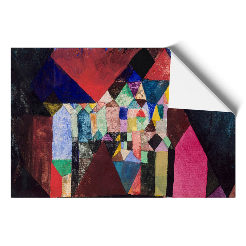 Municipal Jewel by Paul Klee - No Frame Painting, 42cm H x 59cm W x 0.1cm D