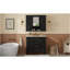 Meuble-lavabo de 36 po avec lavabo, meuble-lavabo moderne autoportant avec tiroirs à fermeture en douceur et plateau basculant, meuble-lavabo simple avec rangement et armoire-miroir assortie-198905842