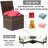 Durable Wicker Patio Furniture Storage Box (Brown ) for Living Room, Patio & Home Decor