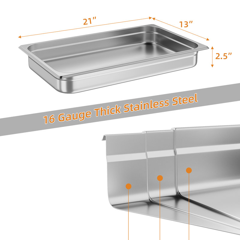 Casseroles à vapeur de 9 pte