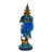 Kurt Adler Hollywood Wooden Nutcracker Collection, Blue with Tree, 18in