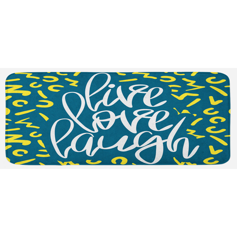 Tapis de cuisine Live Laugh Love