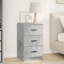 38cm W Manufactured Wood Bedside Table-2066940219