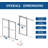 10 mm Tempered Glass Double Sliding Framless Shower Door -57154527-121080728