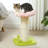 Small Flower Cat Scratching Post, Cat Tree With Super Thick Scratching Post, Removable Flower Cat Bed & Spring Ball-697502858