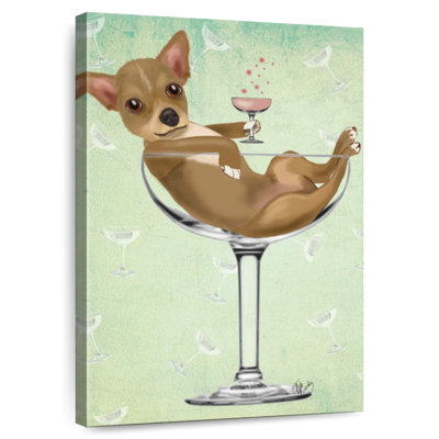 Brampt Chihuahua In Cocktail Glass