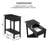 Galnares Compact Narrow End Table with Hidden Storage – Small Side Table, Wood Nightstand, Accent Table-635090416