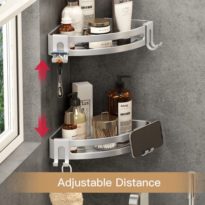Luzica 3 Piece Triangle Corner Shelf