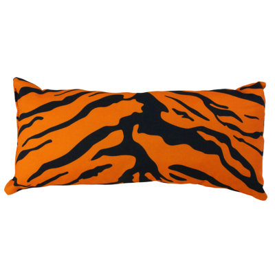  Polyester / Mélange de polyester Housse de coussin lombaire rectangulaire et insert