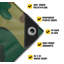 Camouflage / vert, housse de bâche très résistante 20 mil, imperméable, résistante aux rayons UV-103612109