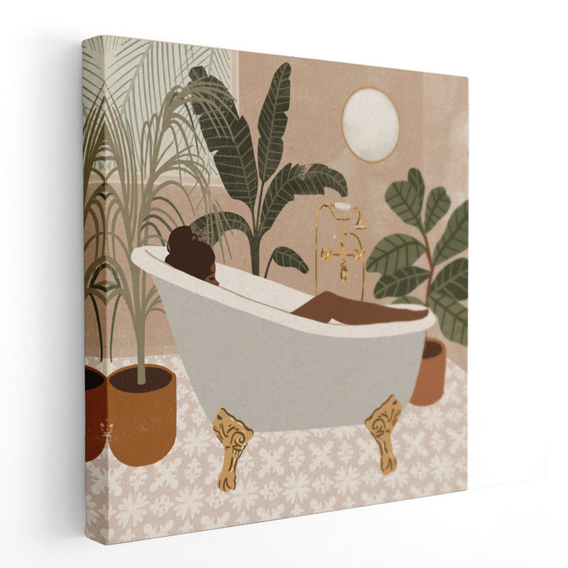 Home Spa III - reproduction d'art sur toile, H 40 po x l 40 po