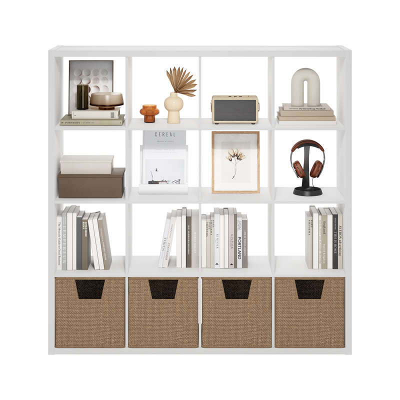 Barsaga 147.19cm H x 146.81cm W Bookcase