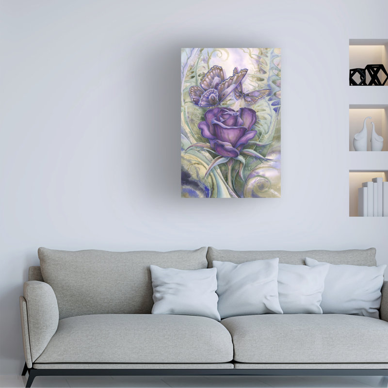 Art mural sur toile tendue - «Love is a Beautiful Thing» par Jody Bergsma pour décoration de salon, de chambre à coucher ou de bureau - 16 x 24