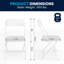 Chaises pliantes en plastique Armando-1235067512