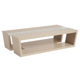 Sunset Key Fischer Floor Shelf Coffee Table with Storage