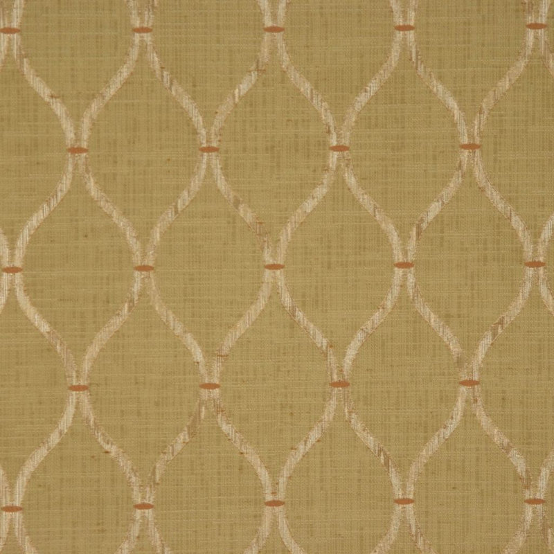 Allure Quatrefoil Fabric, Mossy Green