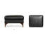 Repose-pieds rectangulaire en cuir véritable Essex-124827400